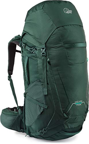 Lowe Alpine Escape Trek ND 50:60 Mochila con ruedas para mujer, verde, S-M