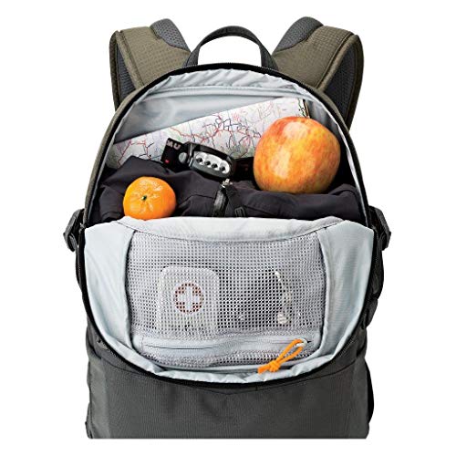 Lowepro Mochila Flipside Trek 450, Mochila de Fotografía para DSLR y Lentes, Mochila de Cámara para Portátil, Tableta, Accesorios de Fotografía, Trípode, Color Gris, 28.5 x 21 x 49 cm