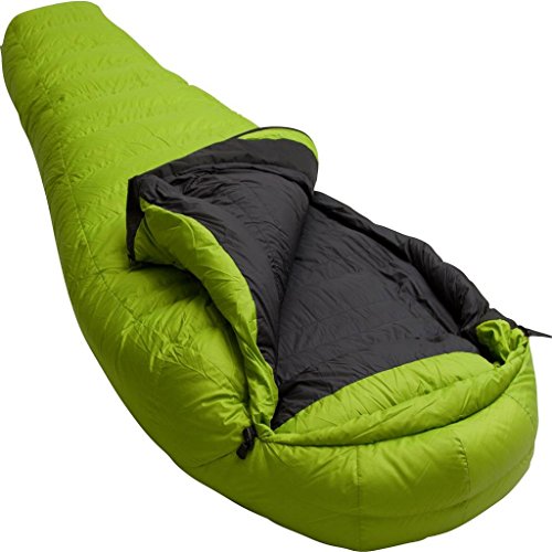 LOWLAND OUTDOOR K2 Expedition Saco de Dormir de Goma, Lima, 225x80 cm