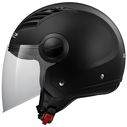 LS2 CASCO ECONÓMICO AIRFLOW COLOR NEGRO MATE, TALLA S