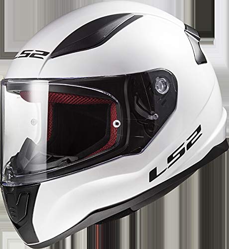 LS2, Casco integral de moto Rapid, blanco, L