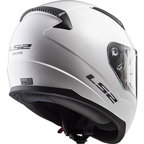 LS2, Casco integral de moto Rapid, blanco, L