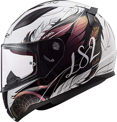 LS2 Rapid Boho Casco de Moto, Hombre, Multicolor, M