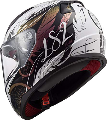 LS2 Rapid Boho Casco de Moto, Hombre, Multicolor, M