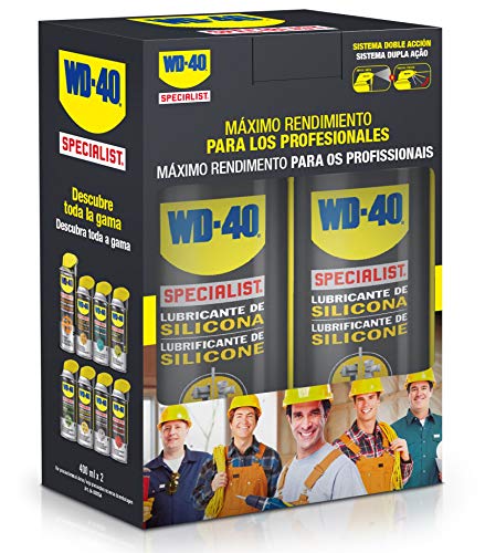 Lubricante de Silicona - WD-40 Specialist 400ml - Pack de 2 unidades