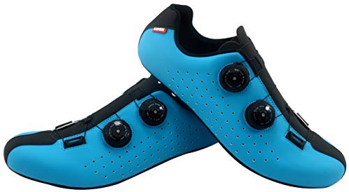 LUCK Eris, Zapatillas de Ciclismo de Carretera Unisex Adulto, Azul, 39 EU