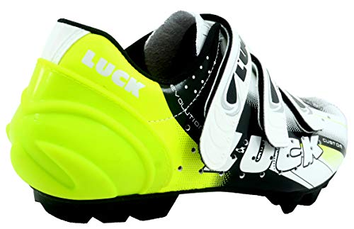 Luck Extreme 3.0 MTB Zapatillas de Ciclismo, Adultos Unisex, Amarillo, 39 EU