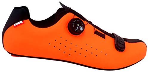 LUCK Isasa Zapatillas Ciclismo Carretera, Naranja, 42 EU