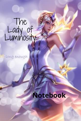 Lux Notebook: journal-league of legends-handbook for girls: 8.5x11 inch 21.5x27.94 cm lux cover