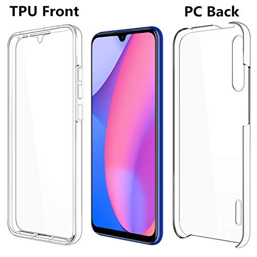 LXHGrowH Funda para Xiaomi Mi A2 - Carcasa Completa Anti-Shock [360°] Full Body Protección [Silicona TPU Frente] y [Duro PC Back] para Xiaomi Mi A2 / Mi 6X - Cover Doble [Transparente]