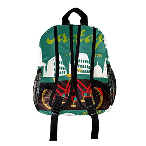 LXYDD Mochila casual duradera bicicleta italiana