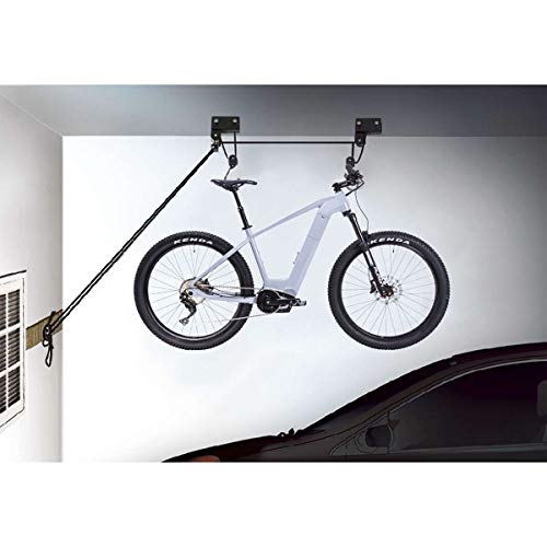 M-Wave Bike Lift Strong Elevador de Bicicleta, Unisex Adulto, Negro