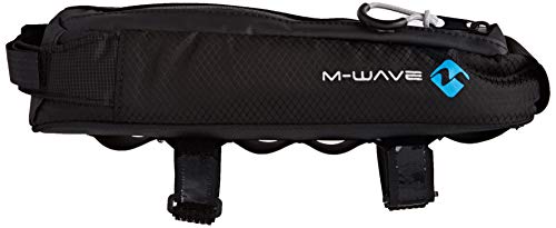 M-Wave BP Bolsa Tubo Superior Bicicleta Rough Ride Top, Adultos Unisex, Negro