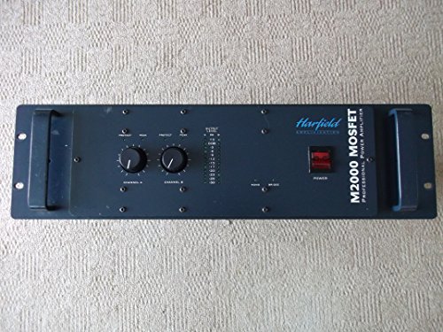 M2000 -2000 watt 4u Jack & XLR In (with Link) Speakon out - Harfield / Matrix / Vestax Amplifier (UK Only) 12"