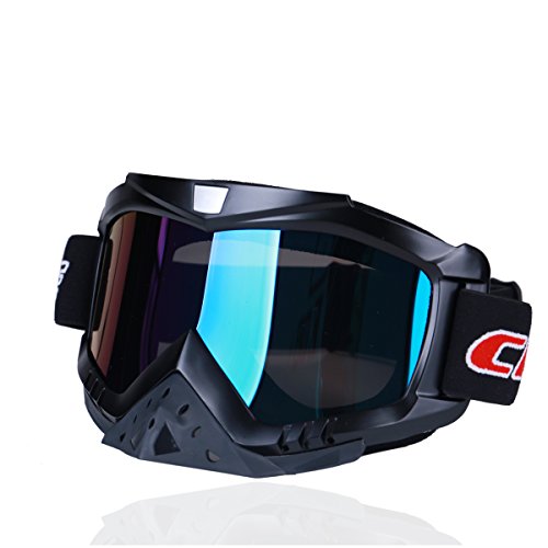 madbike Motocicleta motocross gafas Deportes al aire libre Dirt Bike ATV MX Off-Road Goggles (rainbow)