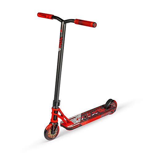 MADD MGP Gear MGX Freestyle Stunt Scooter Pro - Patinete para acrobacias, color rojo y negro