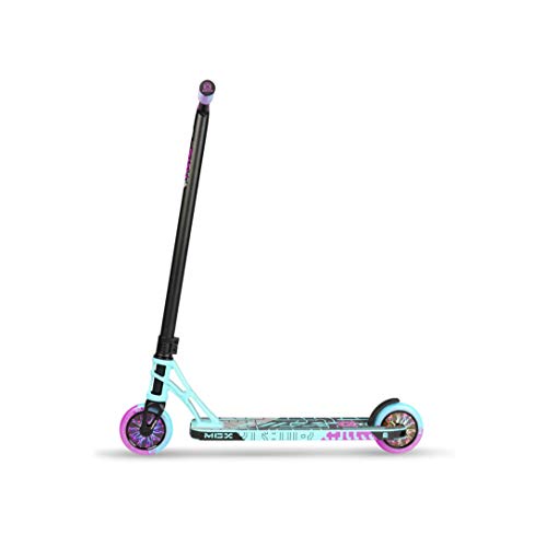 MADD MGP Gear MGX Freestyle Stunt Scooter Pro - Patinete para acrobacias, color turquesa y rosa