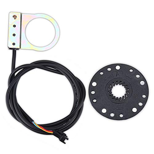 MAGT Pedal de Bicicleta eléctrica, Kit Conversion Bicicleta electrica, Sensor De Velocidad De Bicicleta Eléctrica, 12 Imanes Sistema Pas Asistente Sensor Sensor de Velocidad