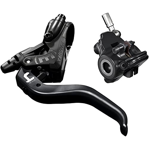 Magura MT4 Flatmount, 1 unidad sistema de frenos, negro, talla única