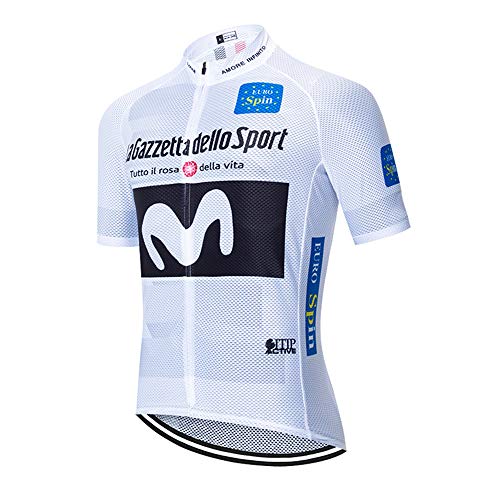 Maillot Bicicleta Hombre Manga Corta,Maillot Ciclismo Hombre Verano 100% poliéste