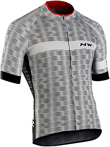 Maillot De Ciclismo De Manga Corta Northwave 2018 Blade Air 3 Blanco-Negro (L , Blanco)