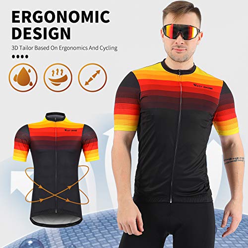 Maillot de ciclismo de manga corta para hombre, 29 bolsillos, cómodo y transpirable, resistente al viento, secado rápido, ropa deportiva para ciclismo, correr, ciclismo, senderismo, montañismo