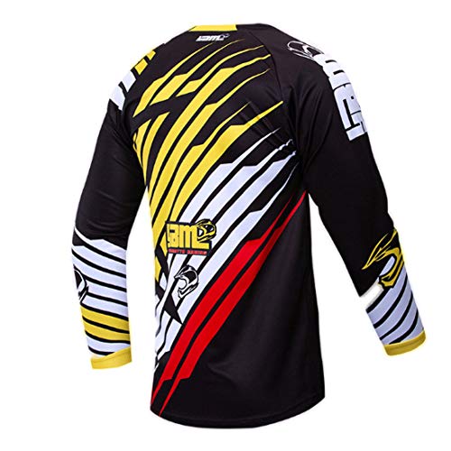 Maillot de Ciclismo para Hombre Camisa de Manga Larga MTB Camisa de Manga Larga Traje de Carreras Motocross Manga Larga