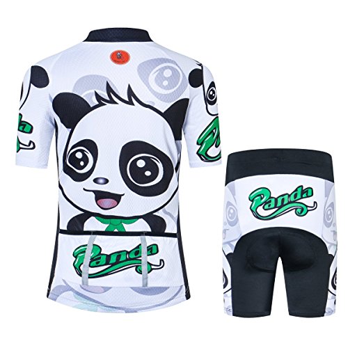 Maillot de ciclismo para niños, manga corta, diseño de dibujos animados, para ciclismo de carretera y montaña, pantalones cortos transpirables - - XXX-Large