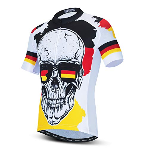 Maillots de ciclismo de secado rápido transpirable bicicleta bicicleta MTB camiseta de deportes al aire libre ropa de la bandera nacional