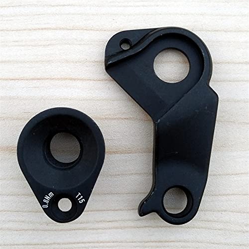 MAIOPA Duradera 2pc Bicycle Gear Trasero Desperilleur Hanger Mech Dropout para Ghost ASKET Lector ROKET Ghost HYBRIDE LANAO AL Kato Fantasma GHM09-022 Fáciles de reemplazar (Color : Black)