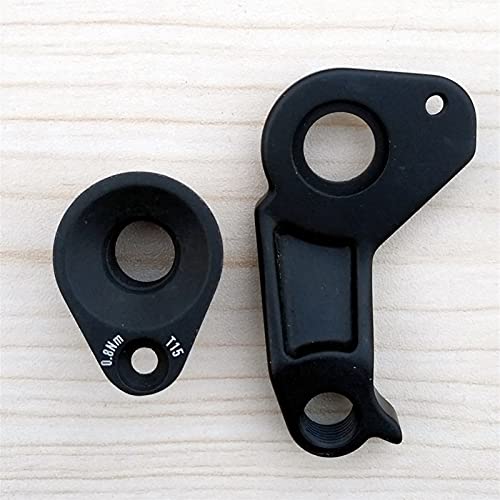 MAIOPA Duradera 2pc Bicycle Gear Trasero Desperilleur Hanger Mech Dropout para Ghost ASKET Lector ROKET Ghost HYBRIDE LANAO AL Kato Fantasma GHM09-022 Fáciles de reemplazar (Color : Black)