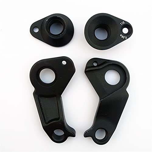 MAIOPA Duradera 2pc Bicycle Gear Trasero Desperilleur Hanger Mech Dropout para Ghost ASKET Lector ROKET Ghost HYBRIDE LANAO AL Kato Fantasma GHM09-022 Fáciles de reemplazar (Color : Black)