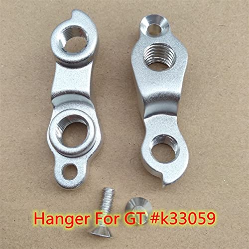 MAIOPA Duradera 5pcs Bicycle Mech Dropout para Bike DimeLeur GT # K33059 Epantera Blot GT Zaskar LT Aleación 2020 MTB Frame Trasero Percha de desviador Fáciles de reemplazar (Color : Silver)