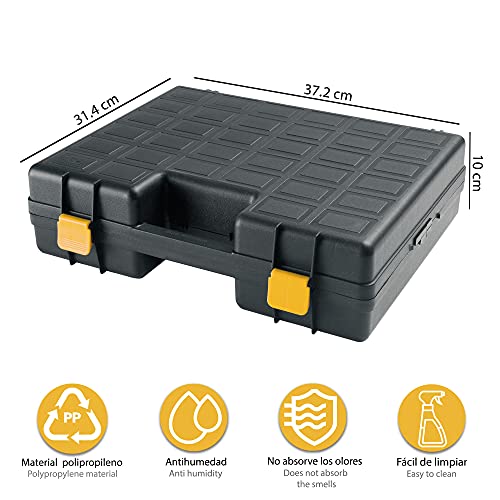 Maletín para herramientas eléctricas en polipropileno L 372 x P314 x H 100 mm