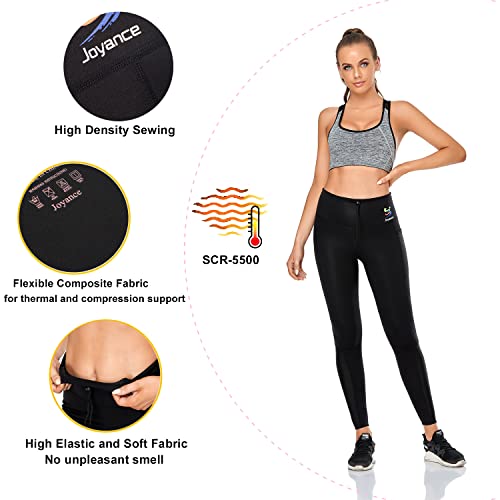 Mallas Adelgazantes para Sudar, Leggins Reductores Mujer Push Up, Mayas Deportivas, Pantalones Jogger de SCR-5500 - Efecto Sauna & Compresion - Yoga Running Fitness Deporte