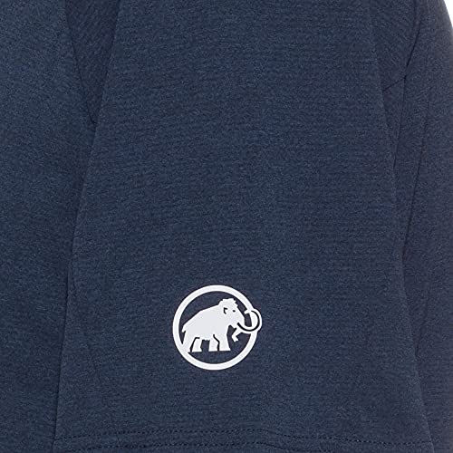 Mammut Aegility Half Zip Camiseta, Azul Marino/Blanco, Extra-Large para Hombre