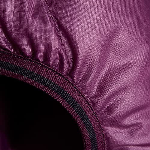 Mammut Broad Peak-Sudadera con Capucha Chaqueta, Relleno: 90% plumón, 10% Plumas de Ganso Blanco, Inserto Poliamida, Forro: 100%, Morado, Medium para Mujer