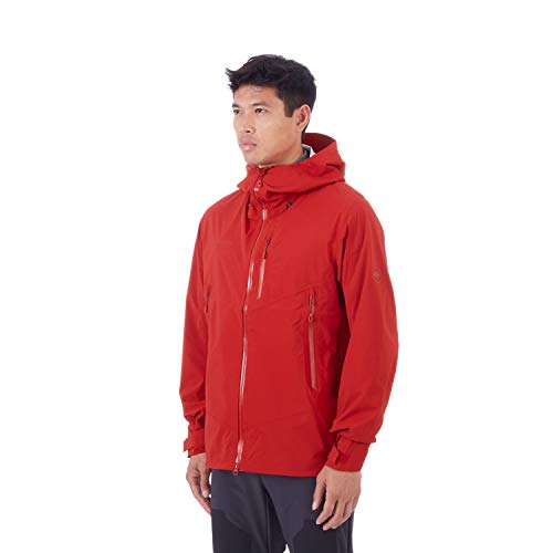 Mammut Kento Hardshell - Chaqueta con Capucha para Hombre, otoño/Invierno, Hombre, Color Scooter, tamaño Small