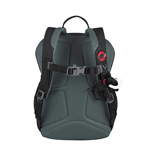 Mammut - Mochila infantil (con cremallera), Negro (Black / Inferno), 28 x 15 x 22 cm, 4 litros