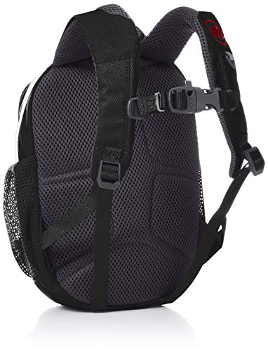 Mammut - Mochila infantil (con cremallera), Negro (Black / Inferno), 28 x 15 x 22 cm, 4 litros