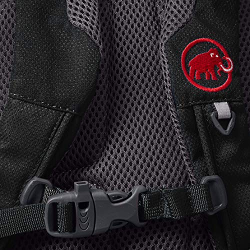 Mammut - Mochila infantil (con cremallera), Negro (Black / Inferno), 28 x 15 x 22 cm, 4 litros