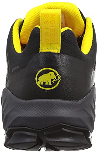 MAMMUT SAPUEN Low GTX, Zapatillas de Senderismo Hombre, Black/Dark Blazing, 43 1/3 EU