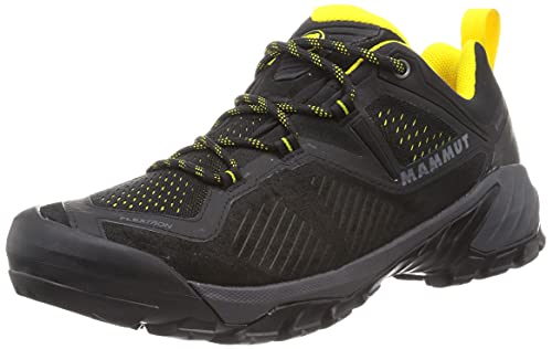 MAMMUT SAPUEN Low GTX, Zapatillas de Senderismo Hombre, Black/Dark Blazing, 43 1/3 EU