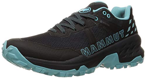 MAMMUT Zapatilla SERTIG II Low GTX, Senderismo Mujer, Black/Dark Frosty, 40 2/3 EU