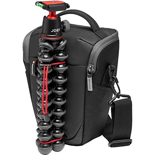 Manfrotto MB MA2-H-M Advanced² - Funda, tamaño M, para cámaras DSLR y sin Espejo con Objetivo estándar, con Enganche para trípode, Correa de Hombro extraíble, Tela revestida