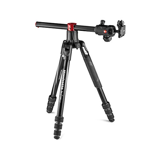 Manfrotto MKBFRA4GTXP-BH Befree - Trípode GT XPRO (rótula central 496, sistema de Bloqueo M, columna 90 de grados, zapata 200PL-PRO para DSLR y CSC con objetivo largo, aluminio)