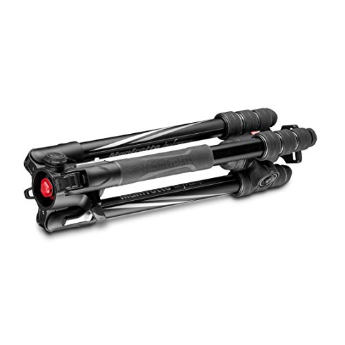 Manfrotto MKBFRA4GTXP-BH Befree - Trípode GT XPRO (rótula central 496, sistema de Bloqueo M, columna 90 de grados, zapata 200PL-PRO para DSLR y CSC con objetivo largo, aluminio)