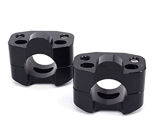 Manillar de 28 mm para moto de cross + puños + soporte de barra elevadora + almohadillas para manillar impresas. Juego de manillar para motocicleta de motocross Kawasaki, Honda, KTM, Yamaha y Suzuki