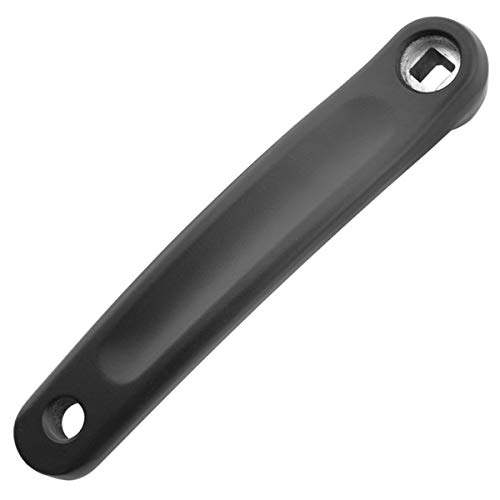 Manivela 130 de imitación de aluminio, color negro izquierdo, para bicicleta Shimano (175 mm)