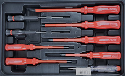 Mannesmann - M29065 - Gama de herramientas del hogar en maletín abatible